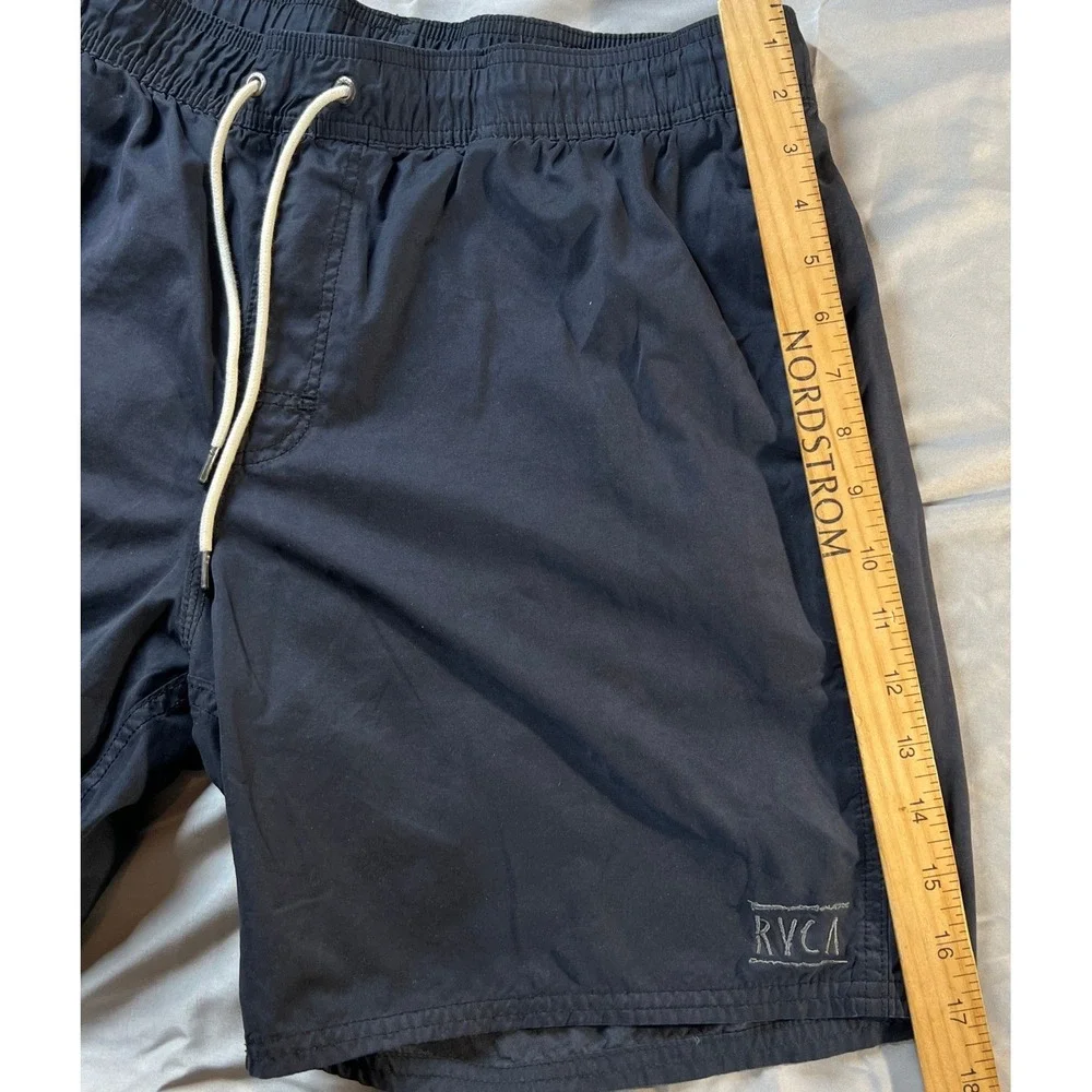 RVCA Opposites Elastic 2 Boardshorts Mens L Black 17